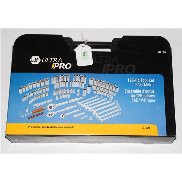 #881 NAPA Ultra Pro 126 Piece Tool Set