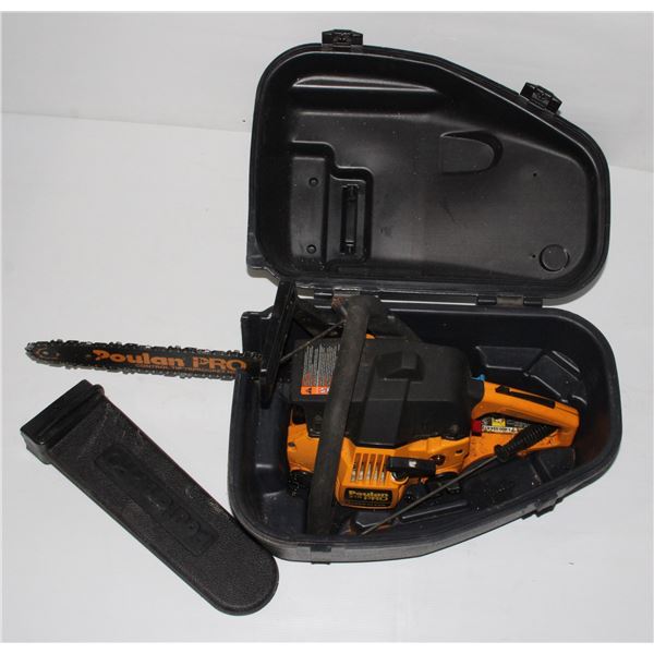 #903 Poulan 210 Pro Super Clean Chainsaw in Case