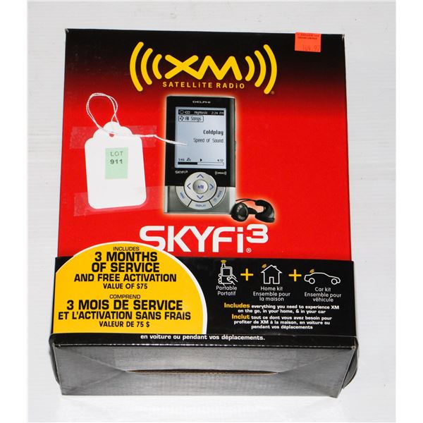 #911 XM Satellite Radio Skyfi3 Digital AudioPlayer