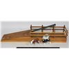 Image 1 : #929 Toy Cattle Alley Wood Construction w/ cows