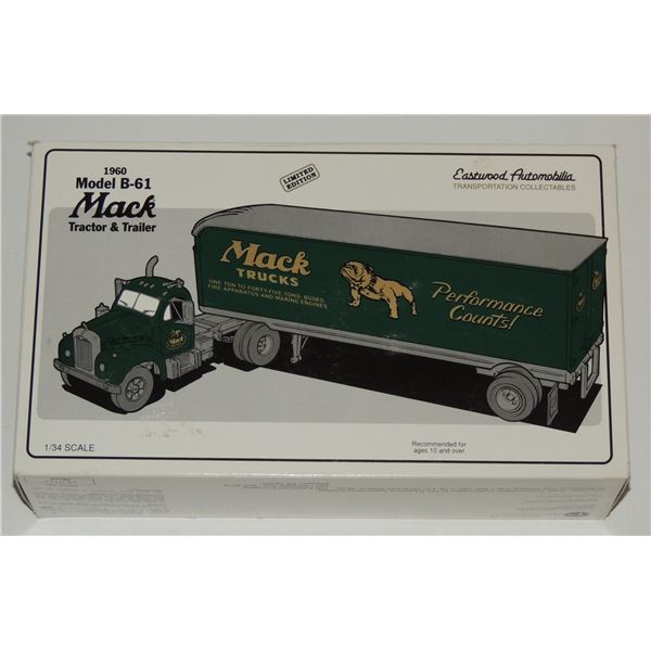 #108A 1:34 Diecast 1st Gear 1960 B-61 Mack Trucks