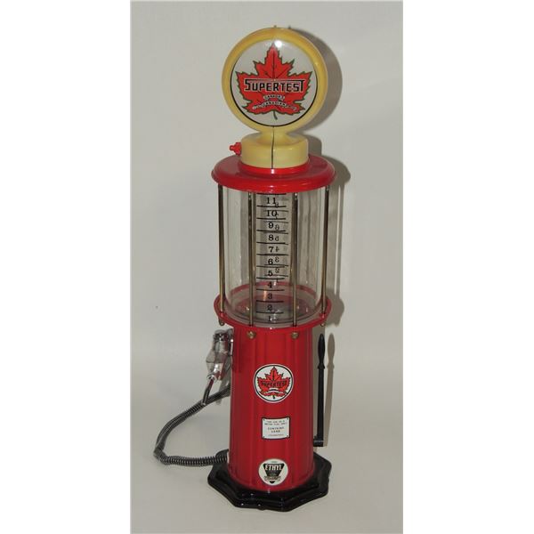 #12B Supertest Gas Pump Lamp + Drink Dispenser