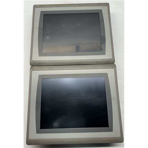 (2) Allen Bradley #2711P-T10C21D8S Panel View Plus 7