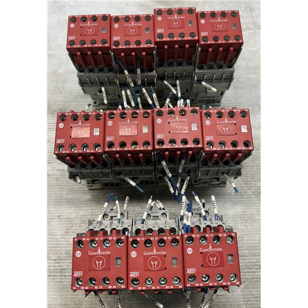 Lot of (11) Allen Bradley #700S-CF620EJBC Safety Industrial Relay Bifuracated Contacts