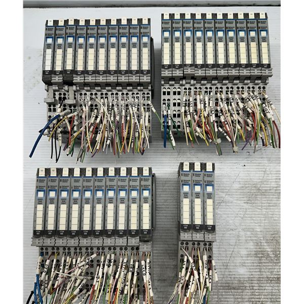 Lot of (33) Allen Bradley #1734-IB8 w/#1734-RTB & #1734-MB Modules