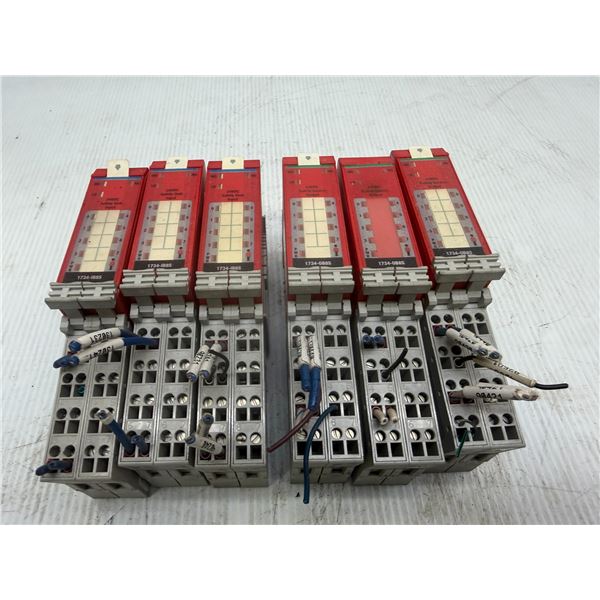 Lot of Allen-Bradley Modules - Qty (3) #1734-OB8S, (3) #1734-IB8S