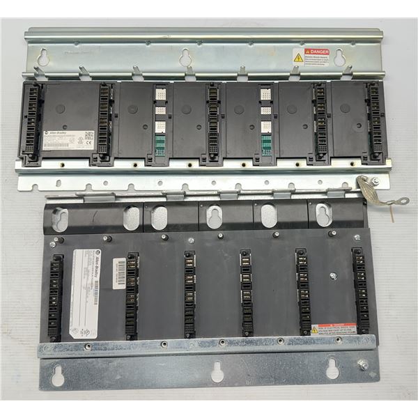 Lot of (2) Allen Bradley Slim Power Rails #2094-PRS6 & #2094-PRS5