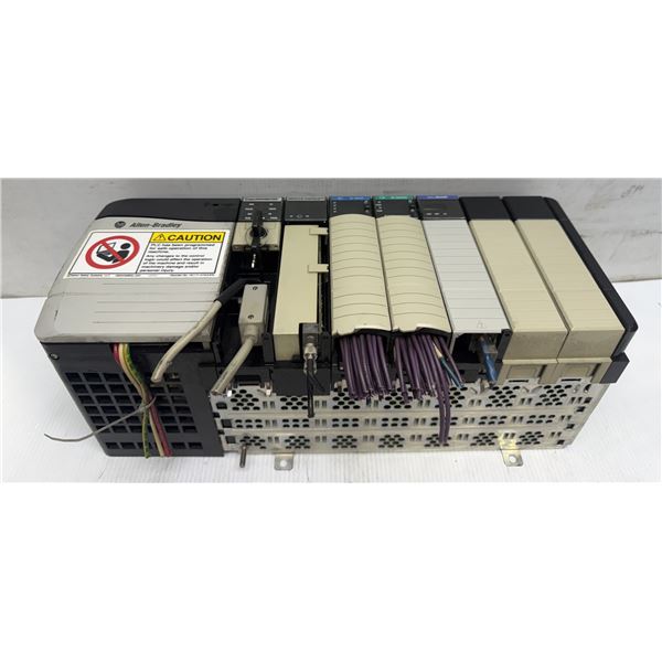 Allen-Bradley Rack w/Power Supply & Modules as Pictured