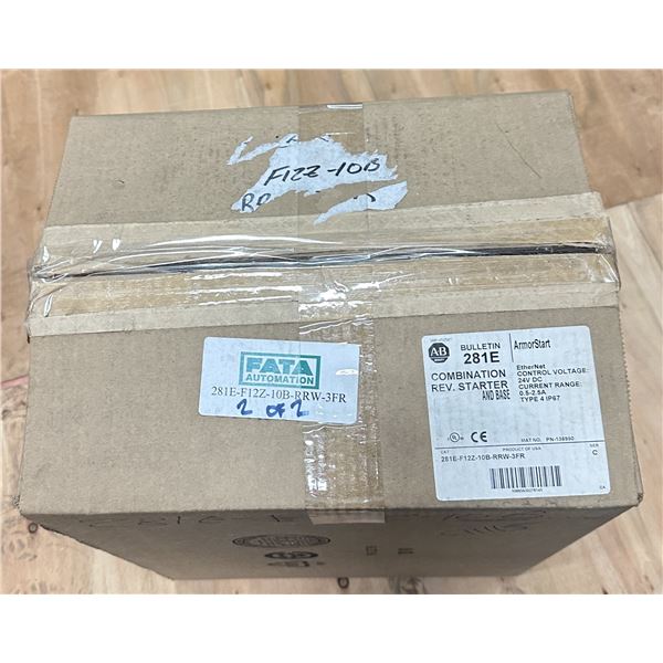 Allen Bradley #281E-F12Z-10B-RRW-3FR Combination Starter & Base