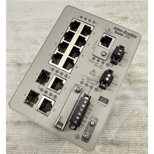 Allen Bradley #1783-BMS10CGN Stratix 5700 Ethernet Managed Switch