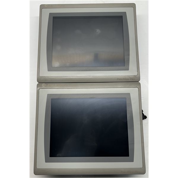 (2) Allen Bradley #2711P-T10C21D8S Panel View Plus 7