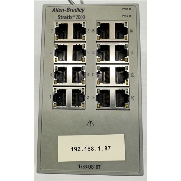 Allen Bradley #1783-US16T Stratix 2000 Ethernet Unmanaged Switch