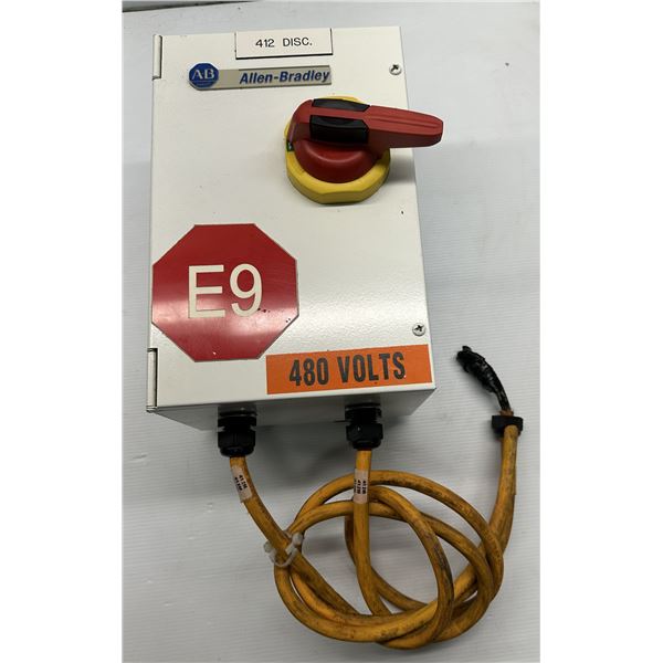 Allen Bradley #194R-FN30-1753-PY-P Enclosed Molded Case Switch w/#40788-309-75 Enclosure