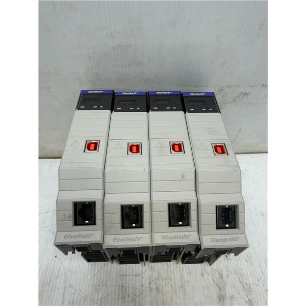 (4) Allen-Bradley #1756-EN2T / #PN-184723 CLX HI-CAP ENET/IP Module-TP