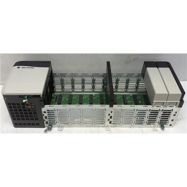 Allen-Bradley #1756-A10 10 Slot Chassis w/ #1756-PA75 Power Supply
