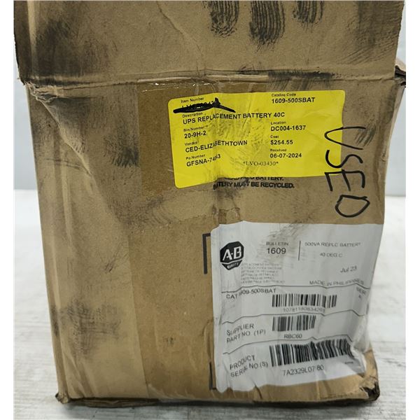 Allen Bradley #1609-500SBAT Power Unit