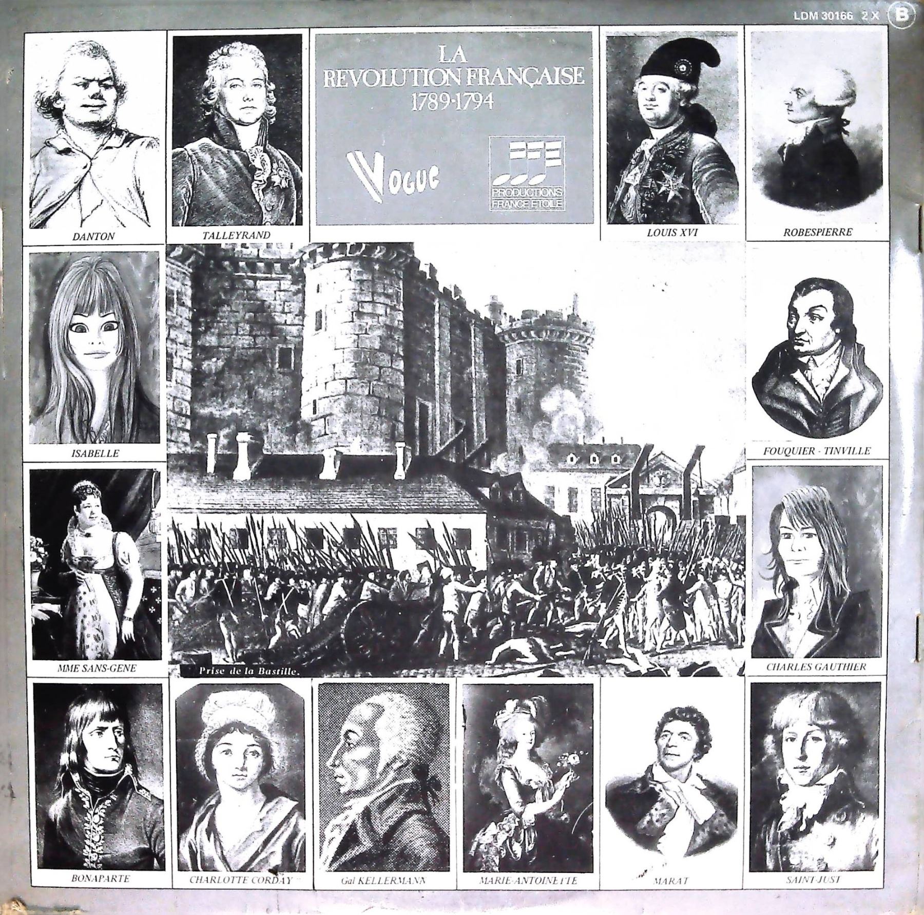 La Revolution Francaise Rock Opera 1789-1794 Vinyl Album