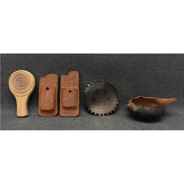 FIVE CHEROKEE ITEMS (JANE OSTI)