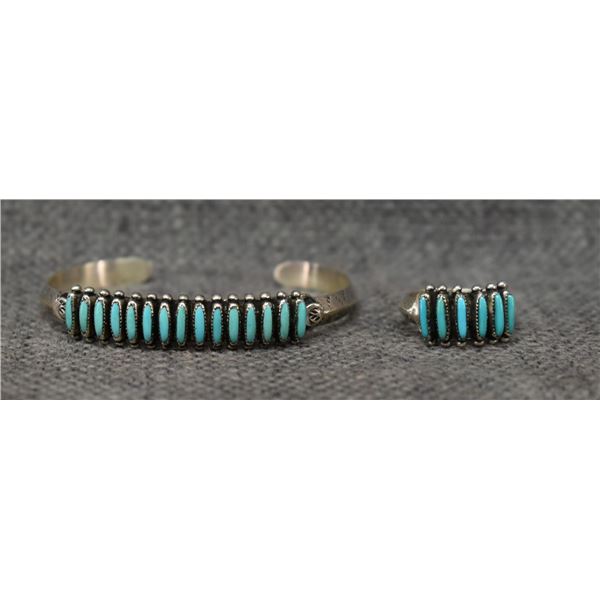 ZUNI BRACELET AND RING (JANICE PALOMA)