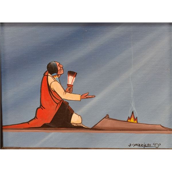 NAVAJO PAINTING (JOHNNY YAZZIE)