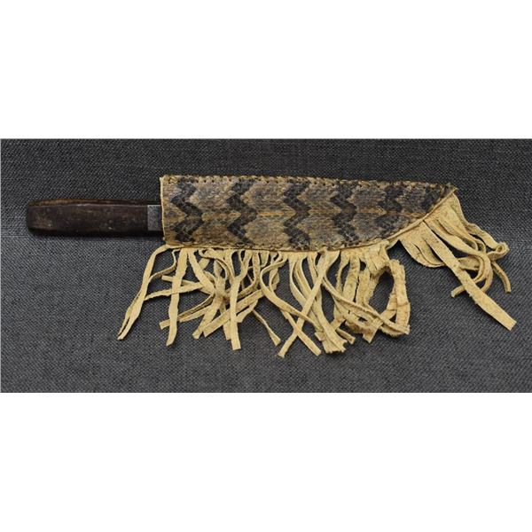 PLAINS KNIFE SHEATH AND KNIFE