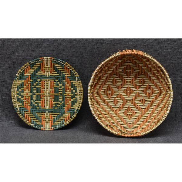 TWO HOPI SIFTER BASKETS