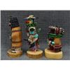 Image 2 : THREE HOPI KACHINAS (DAVID, YOUYETEWA, SIGNED)