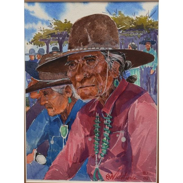 NAVAJO PAINTING (EDWARD WHITETHORNE)
