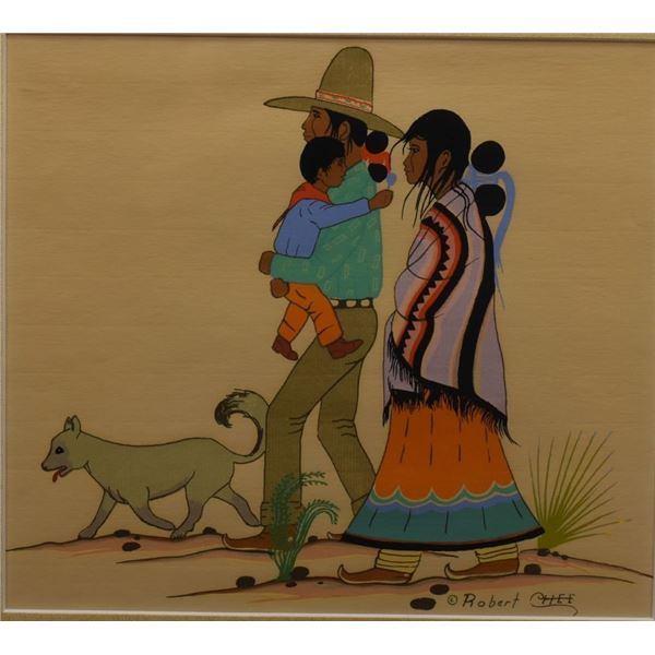 NAVAJO SILK SCREEN (ROBERT CHEE)