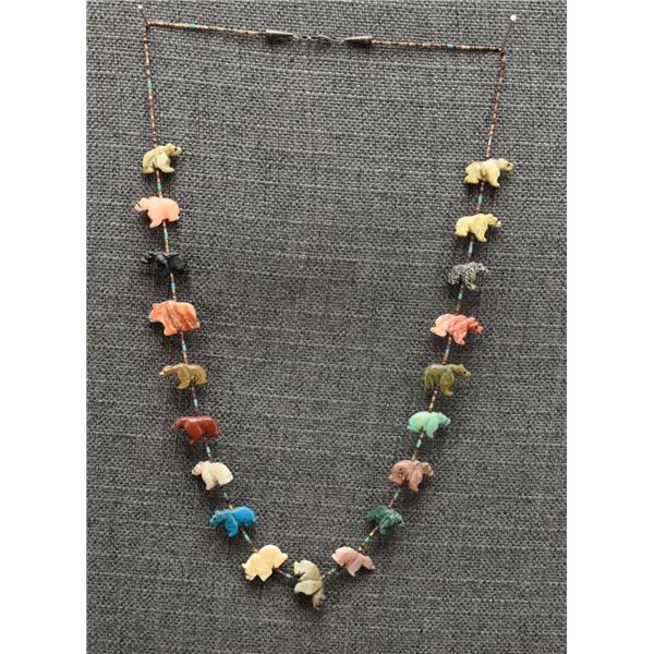 ZUNI FETISH NECKLACE