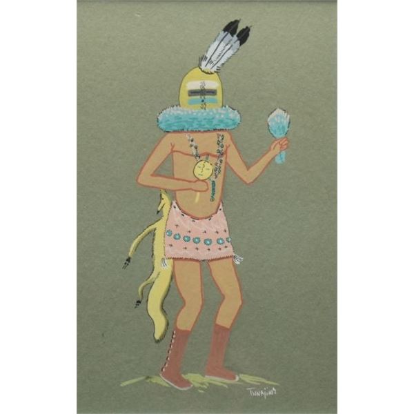 NAVAJO PAINTING (ANDREW TSINAJINNIE)