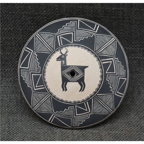 ACOMA/NAVAJO POTTERY SEED JAR (MARIE VALLO, WESTLY BEGAYE)