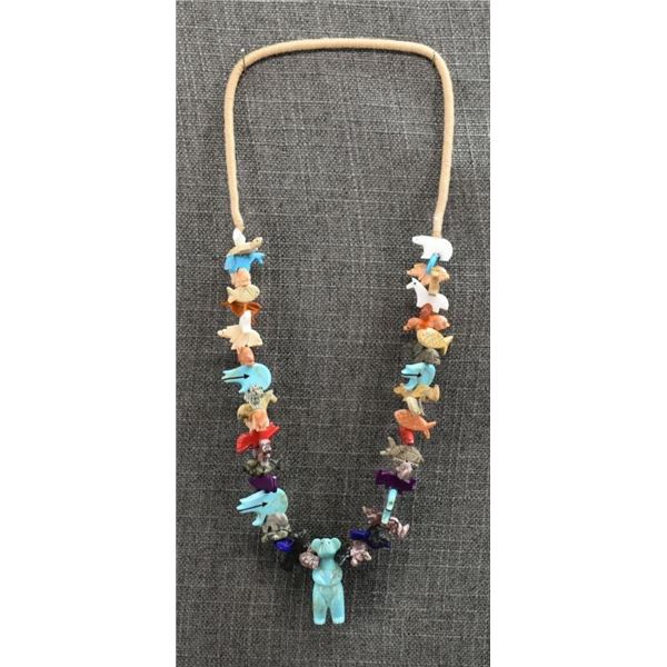 ZUNI FETISH NECKLACE