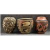 Image 1 : THREE HOPI POTTERY VASES
