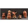 Image 1 : FIVE PUEBLO POTTERY FIGURES