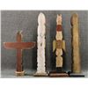 Image 3 : FOUR DECORATIVE TOTEM POLES