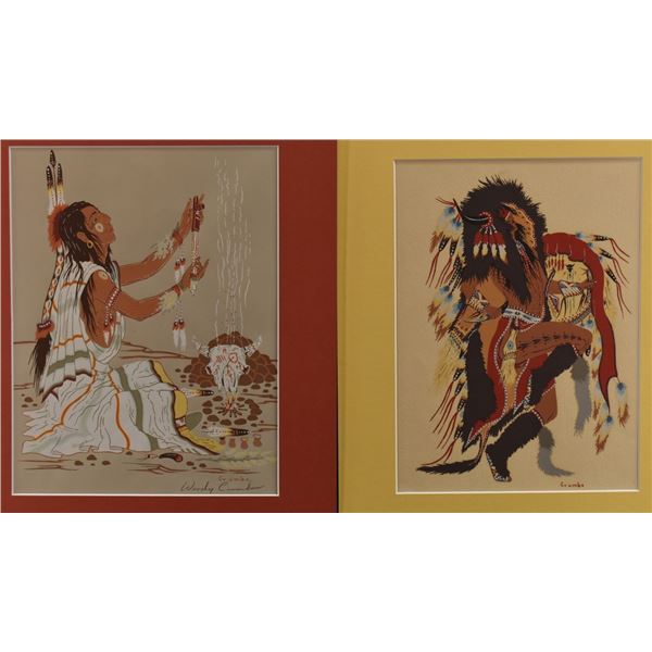 POTAWATOMI SERIGRAPH (WOODY CRUMBO)