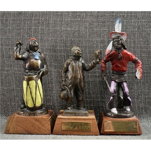 THREE NEW MEXICAN BRONZES (TOM KNAPP)