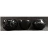 Image 2 : THREE SANTA CLARA POTTERY JARS