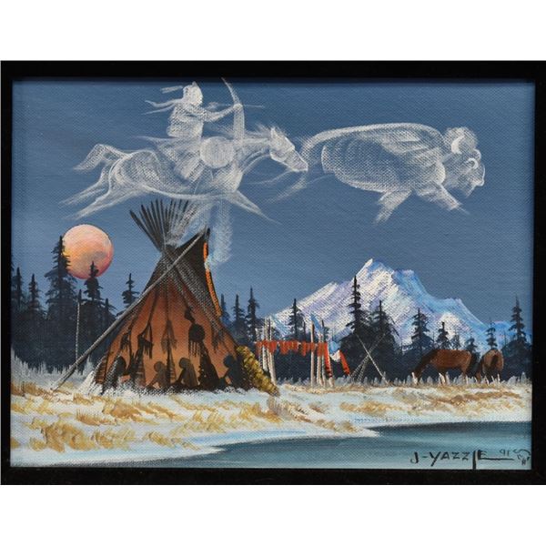 NAVAJO PAINTING (JOHNNY YAZZIE)