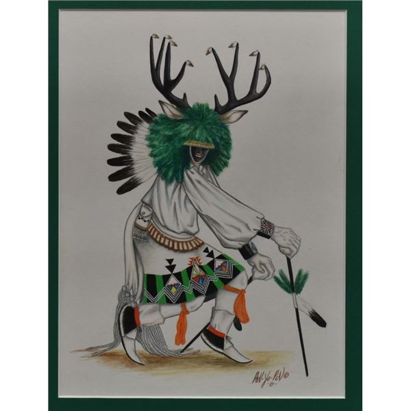 TESUQUE PAINTING (PAN-YO-PIN)