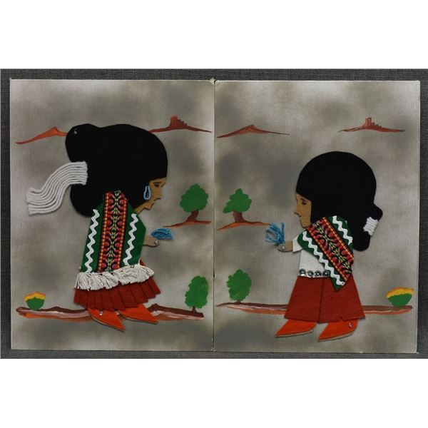 NAVAJO MIX MEDIA ART (TOM ALLEN JR)