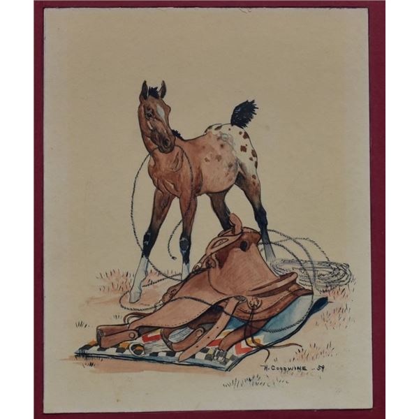 WESTERN PAINTING (HILDRED GOODWINE)