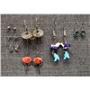 Image 1 : SEVEN PAIRS OF EARRINGS