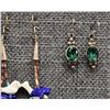 Image 4 : SEVEN PAIRS OF EARRINGS