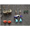 Image 5 : SEVEN PAIRS OF EARRINGS