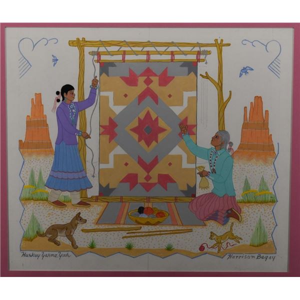 NAVAJO PAINTING (HARISON BEGAY)