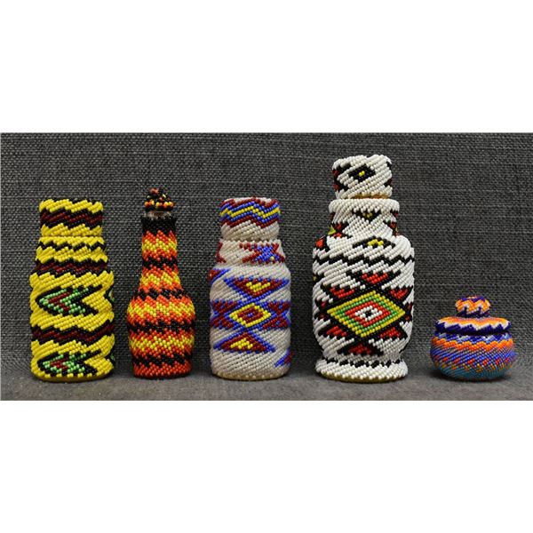 NAVAJO BEADED CONTAINERS