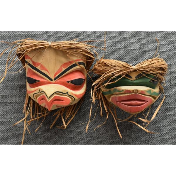 COWICHAN, KWAKWAKA'WAKW WOOD CARVINGS (BETTY DENIS JOE)