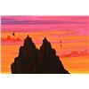 Image 7 : TWO NAVAJO PAINTINGS (EDDIE TSOSIE)